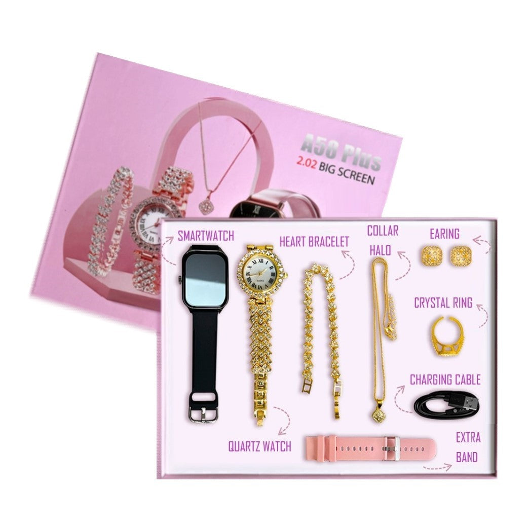 A58 5-in-1 Smart Watch For Ladies